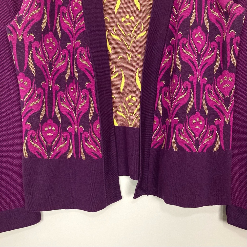 Coldwater Creek Silk Blend Cardigan Sweater Women’s Size L Lightweight Colorful - Picture 3 of 6